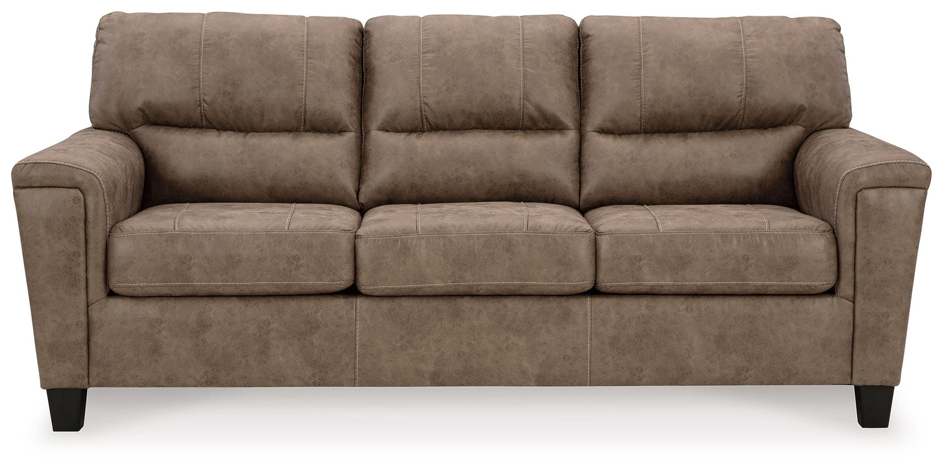 Signature Design by Ashley® Navi - Fossil - 3 Pc. - Sofa, Loveseat, Rocker Recliner | Meri Furniture