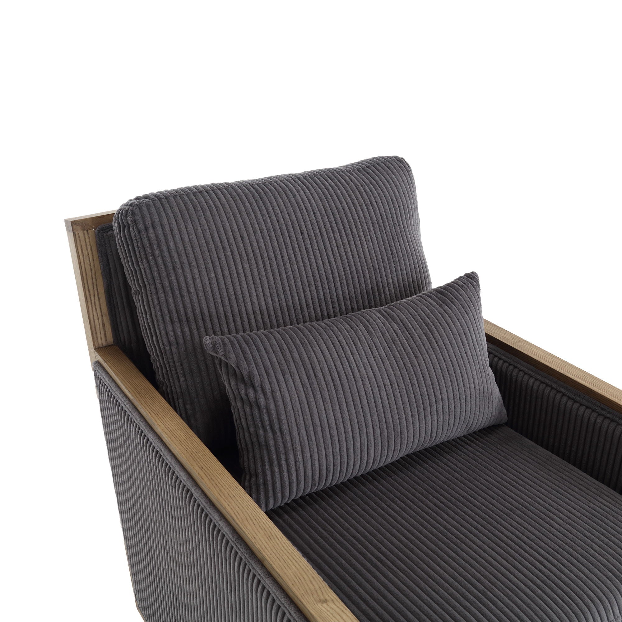 Comfy Accent Barrel Chair, 360 Degree Swivel