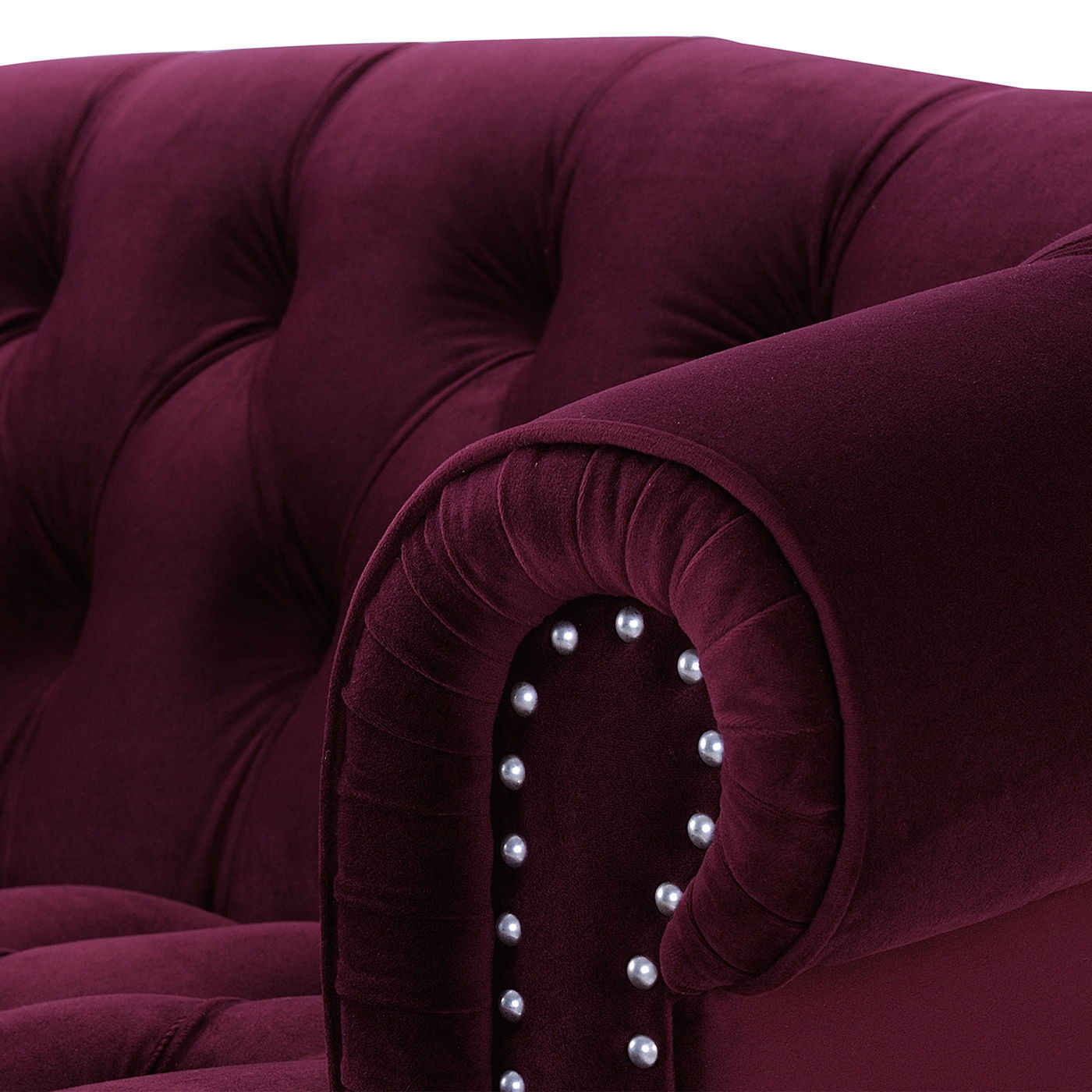La Rosa - Victorian Chesterfield Loveseat