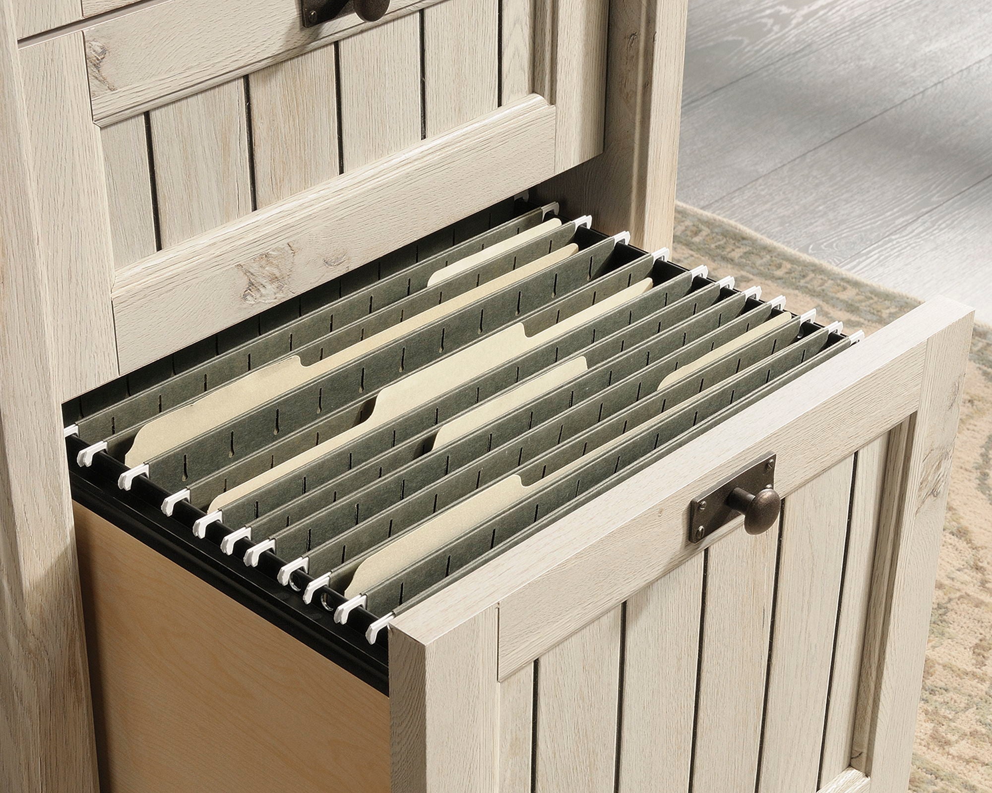 Costa Executive Desk Chalked Chestnut