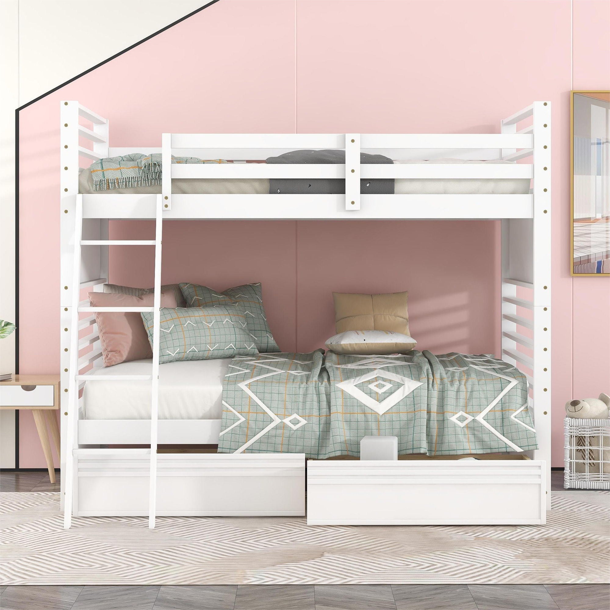 Bunk Bed With 2 Drawers