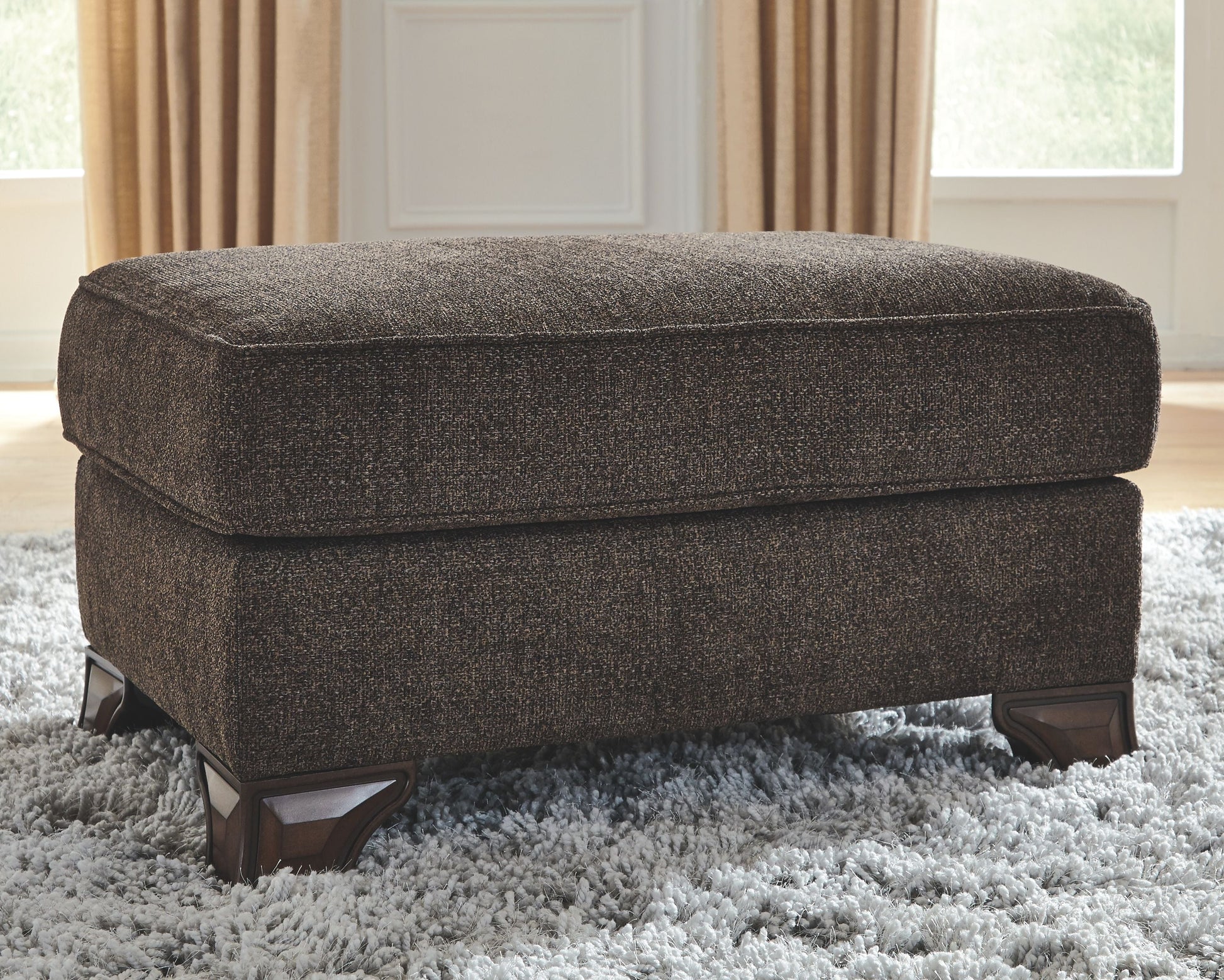 Ashley Furniture Miltonwood - Teak - Ottoman | Meri Furniture