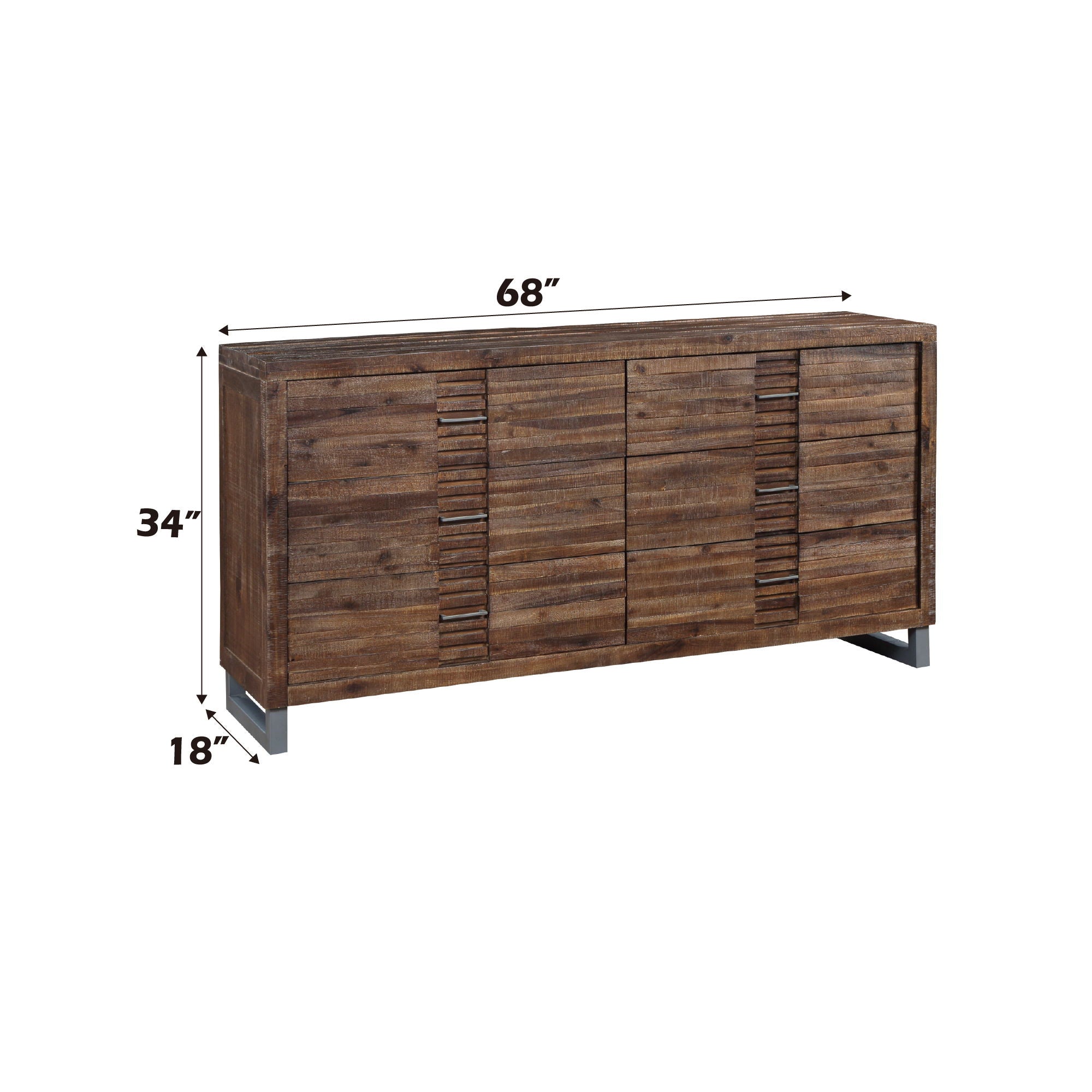 Andria - Reclaimed Dresser - Oak