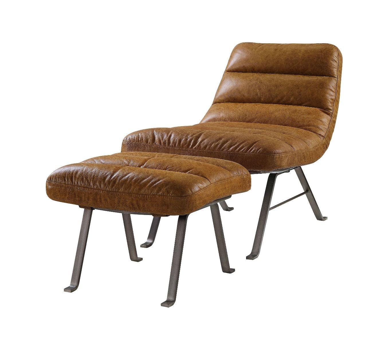 ACME Bison - Accent Chair - Toffee Top Grain Leather | Meri Furniture