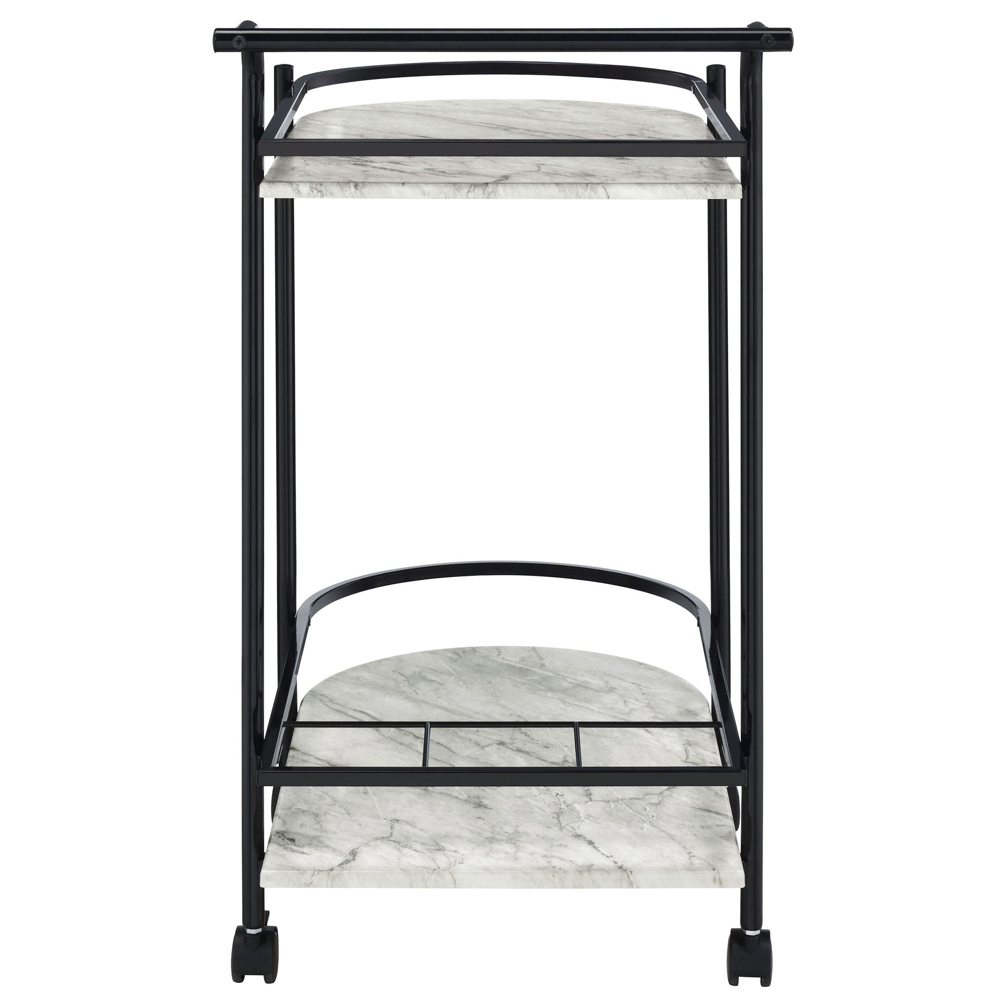 Serving Cart With Wine Rack