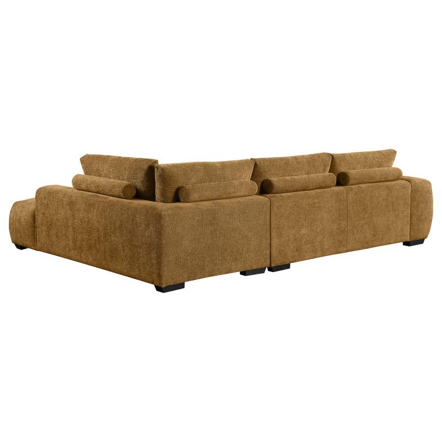 Coaster Fine Furniture Camacho - Upholstered Sectional Sofa With Ottoman Set | Meri Furniture