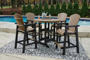 Signature Design by Ashley® Fairen Trail - Black / Driftwood - 5 Pc. - Dining Set With 4 Chairs | Meri Furniture