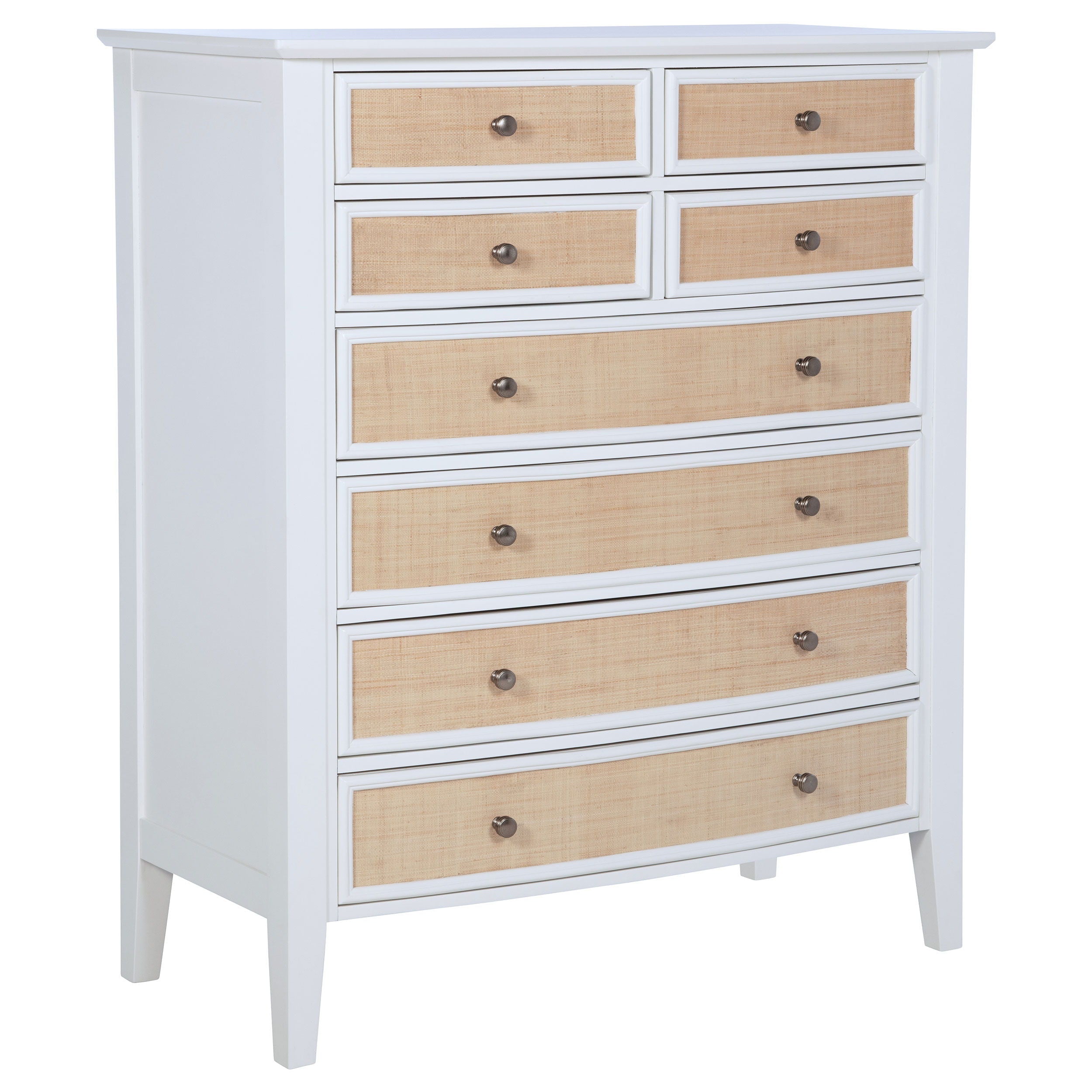 Coaster Fine Furniture Bexhill - 8-Drawer Chest Of Drawers - White | Meri Furniture