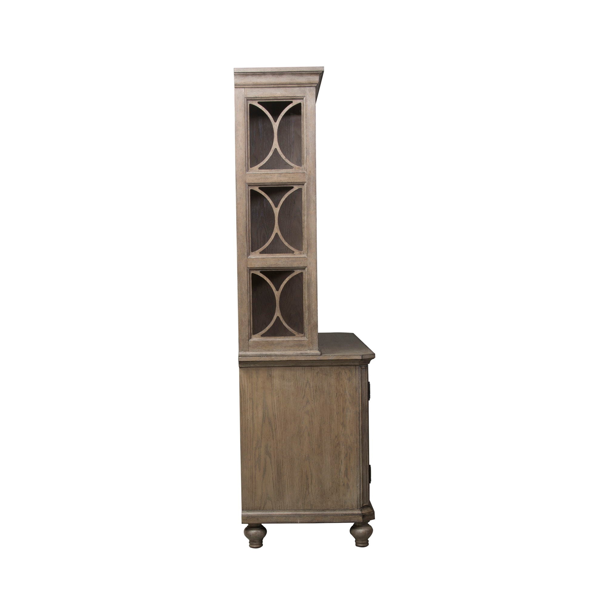 Liberty Furniture Simply Elegant - Credenza Hutch - Light Brown | Meri Furniture