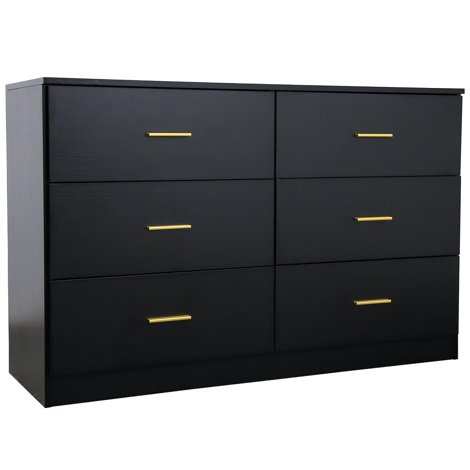 Modern Drawer Dresser For Bedroom, Ample Storage Wide Chest Of Drawers