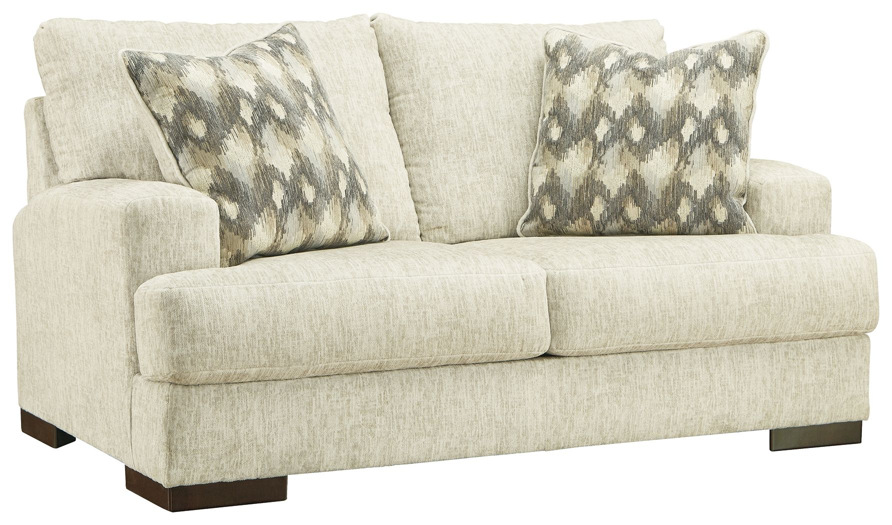 Signature Design by Ashley® Caretti - Parchment - Loveseat | Meri Furniture
