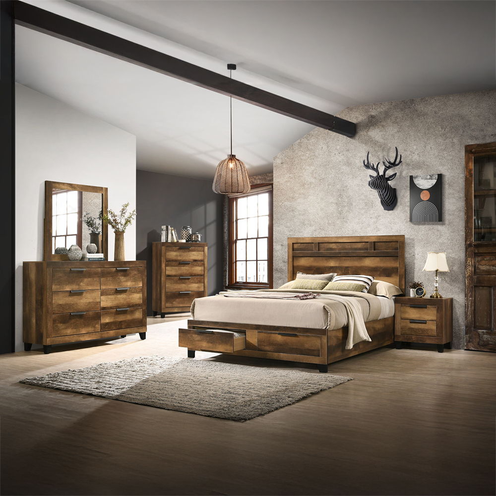 Morales - Dresser - Rustic Oak