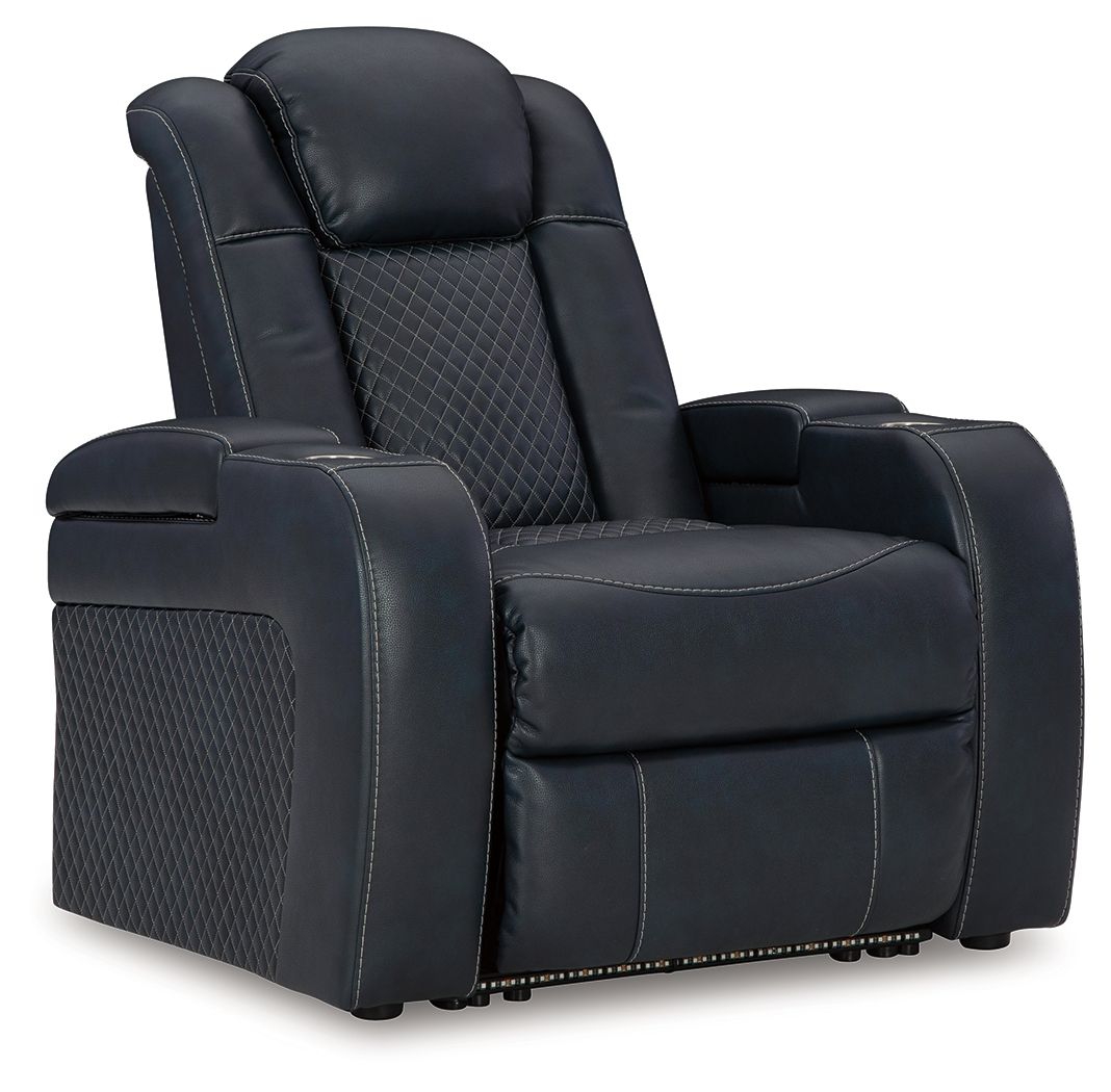 Signature Design by Ashley® Fyne-dyme - Power Recliner/Adj Headrest | Meri Furniture