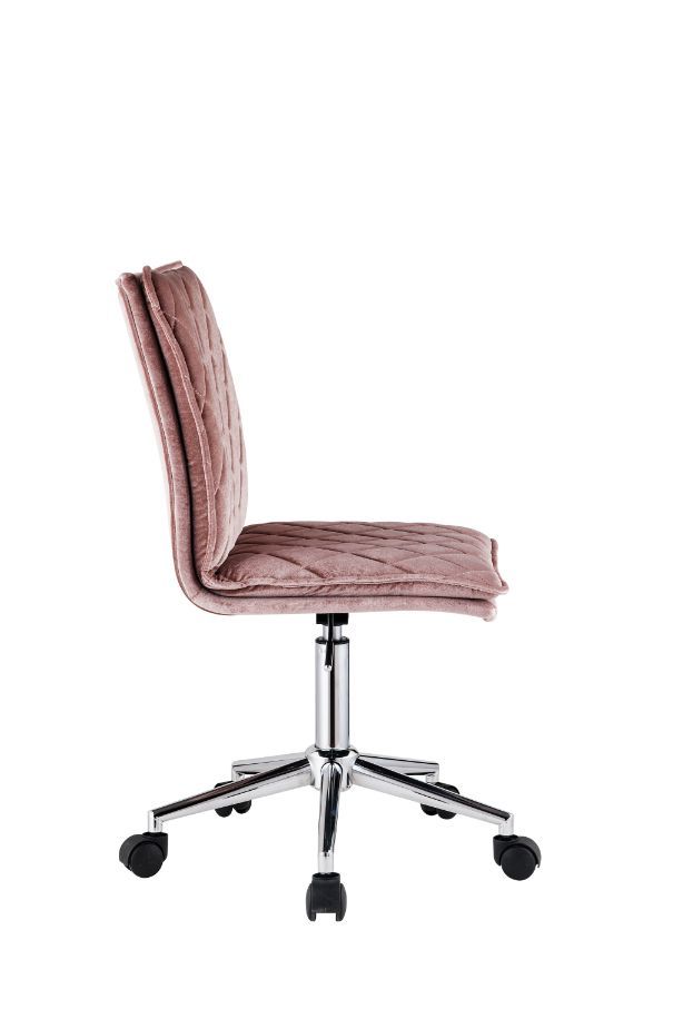 ACME Aestris - Office Chair - Pink Velvet | Meri Furniture
