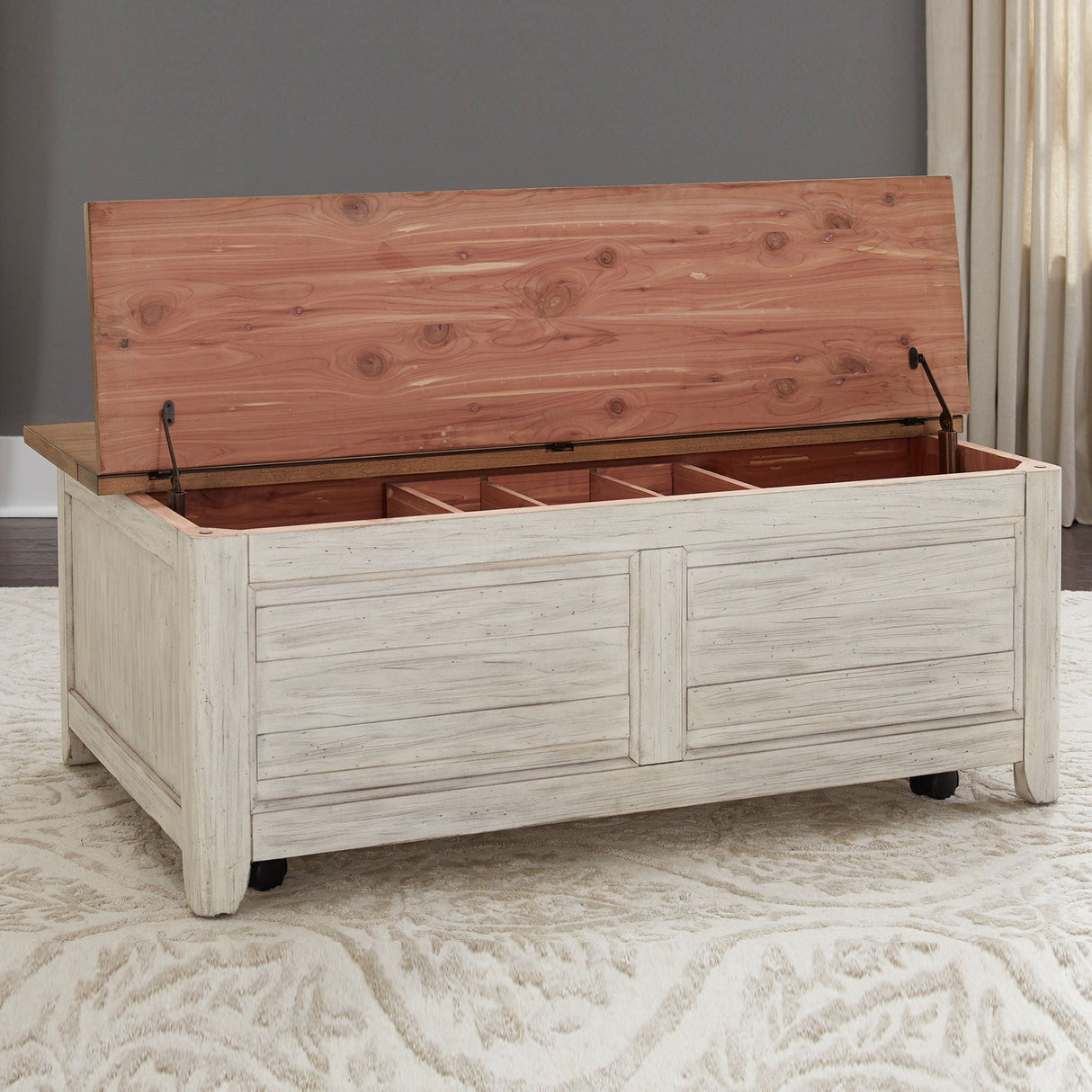 Liberty Furniture Farmhouse Reimagined - 3 Piece Table Set - White | Meri Furniture