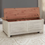 Liberty Furniture Farmhouse Reimagined - 3 Piece Table Set - White | Meri Furniture