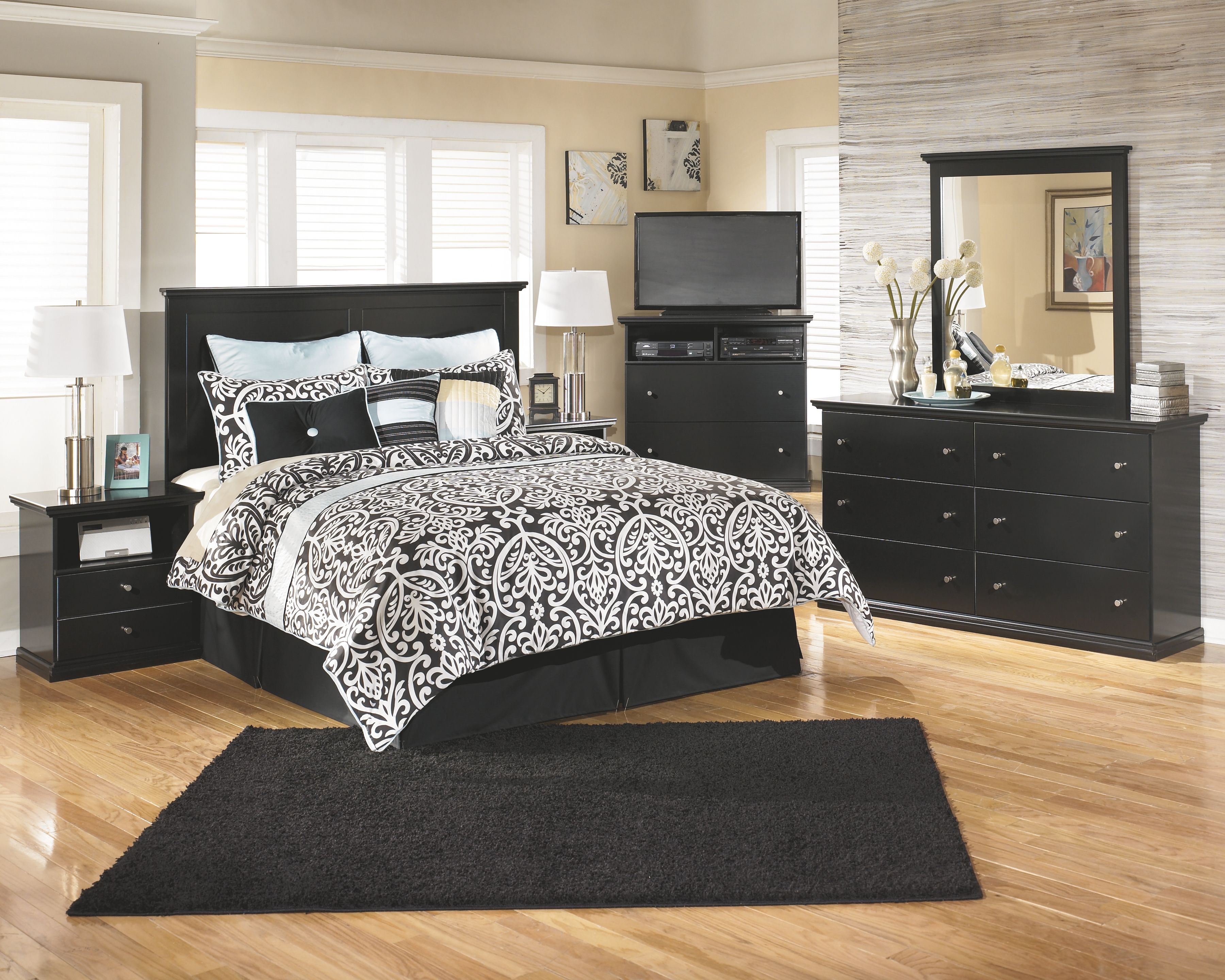 Signature Design by Ashley® Maribel - Bedroom Set With Bolt On Bed Frame | Meri Furniture