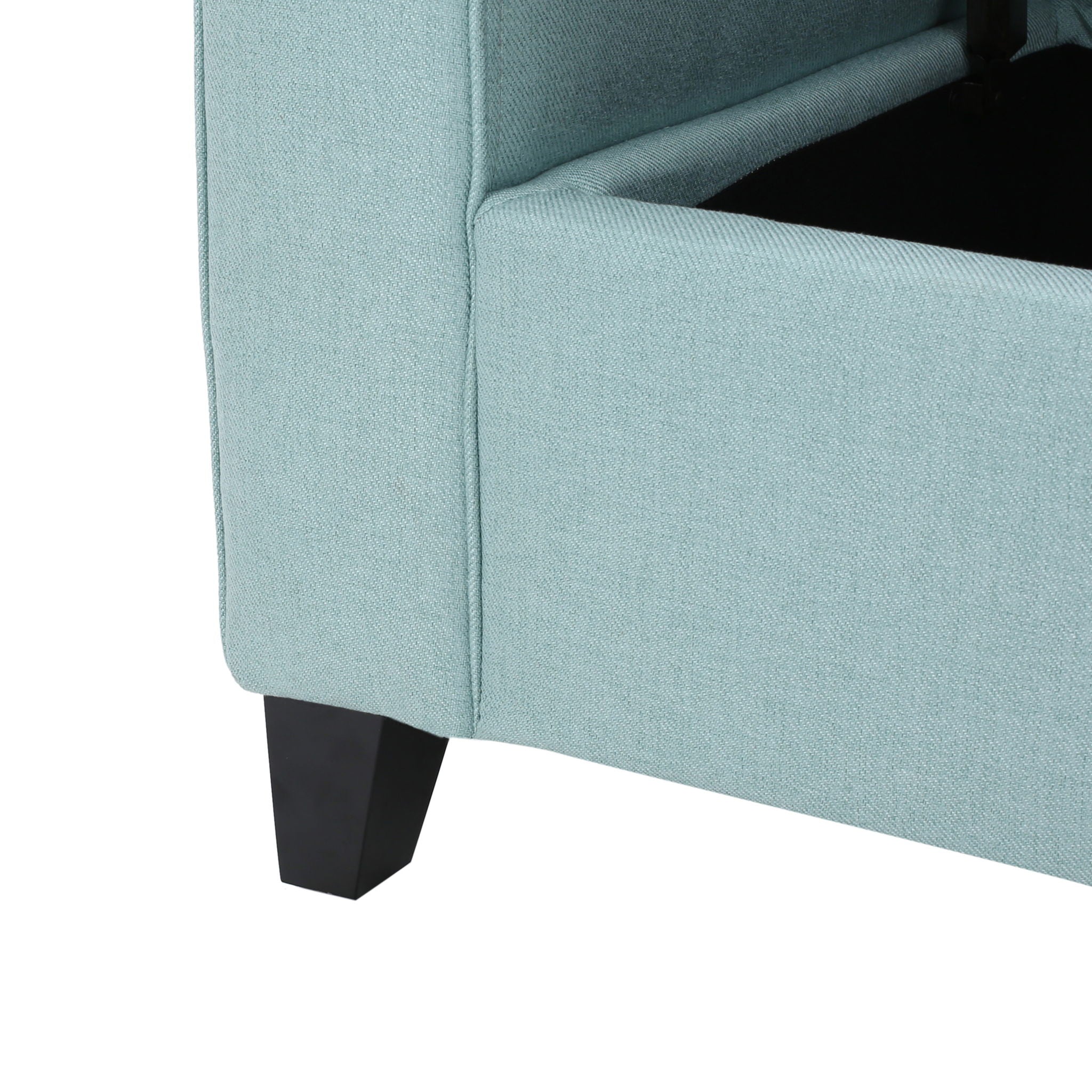 Hayes - Armed Storage Bench With Rolled Arms And Button Tufting