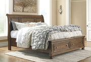 Signature Design by Ashley® Flynnter - Storage Sleigh Bed | Meri Furniture