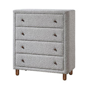 ACME Cleo - Chest - Gray Boucle | Meri Furniture