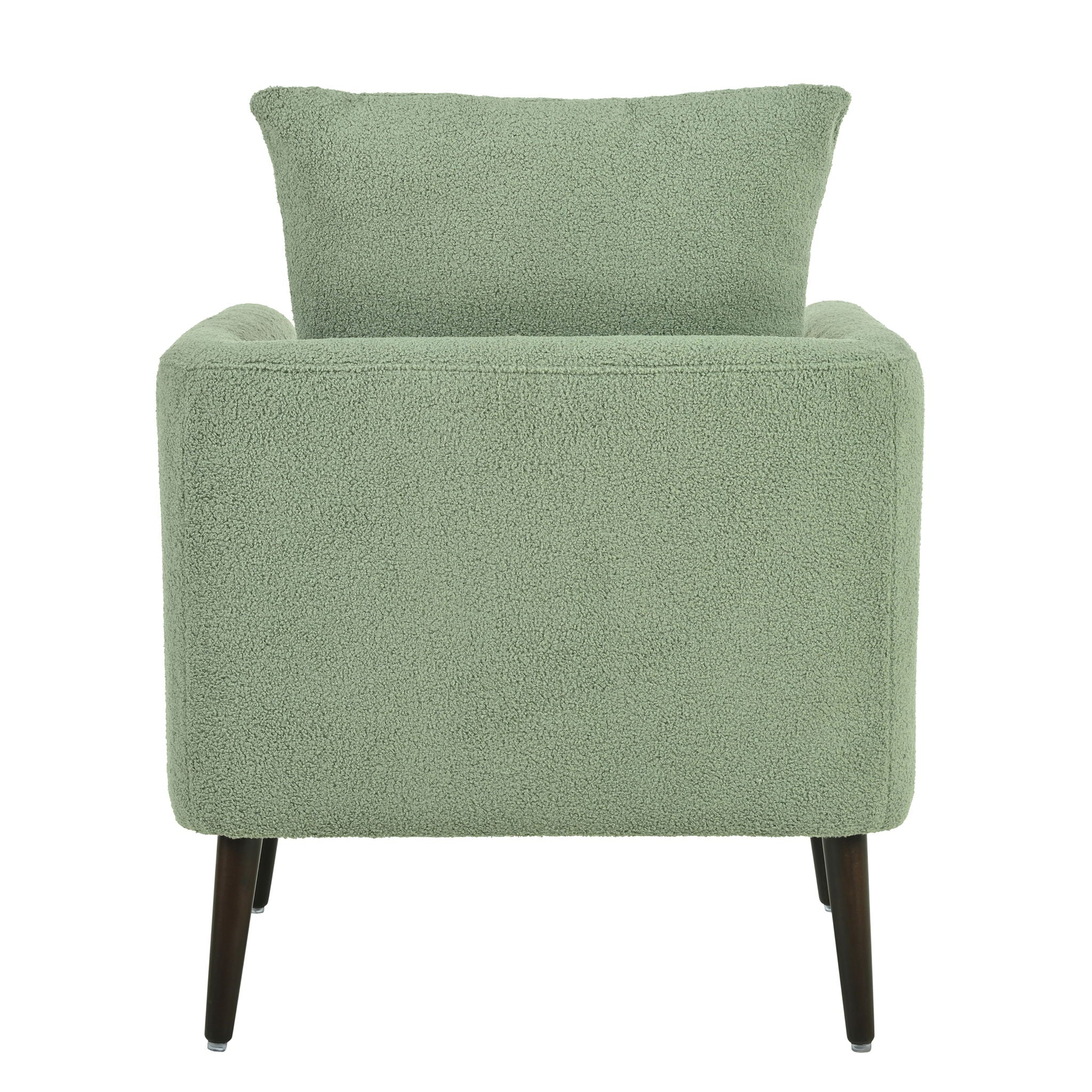 Modern Accent Upholstered Armchair With Pillow