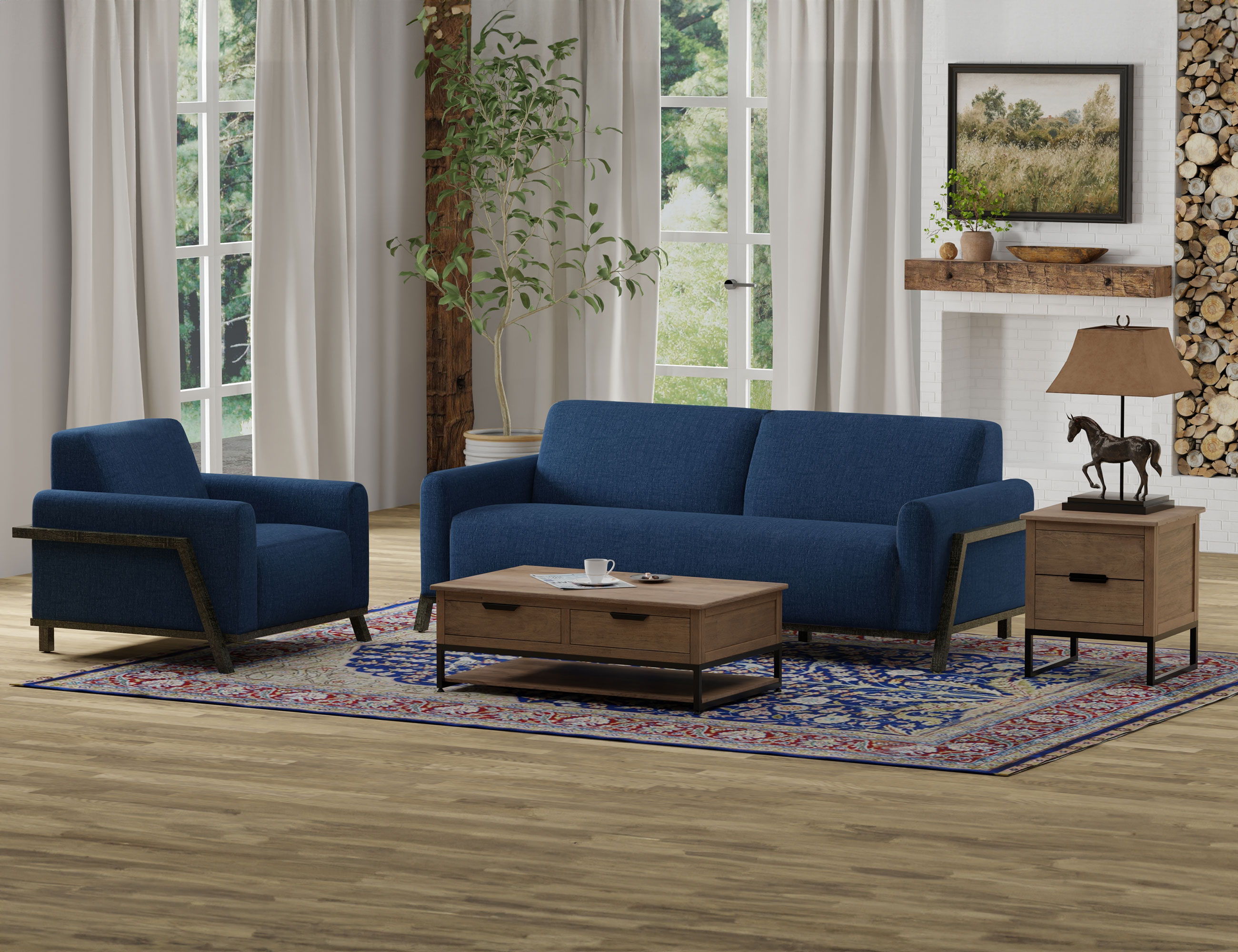 International Furniture Direct Fika - Sofa | Meri Furniture