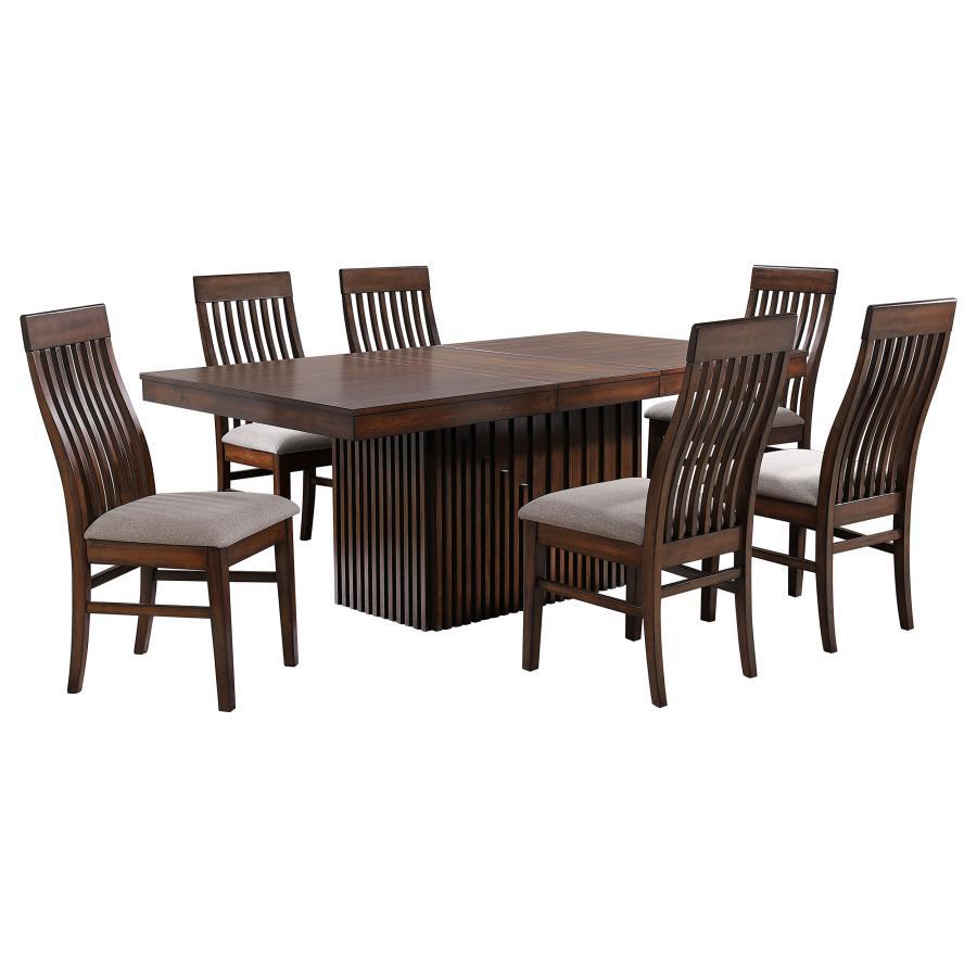 Coaster Fine Furniture Briarwood - Extension Leaf Dining Table Set | Meri Furniture