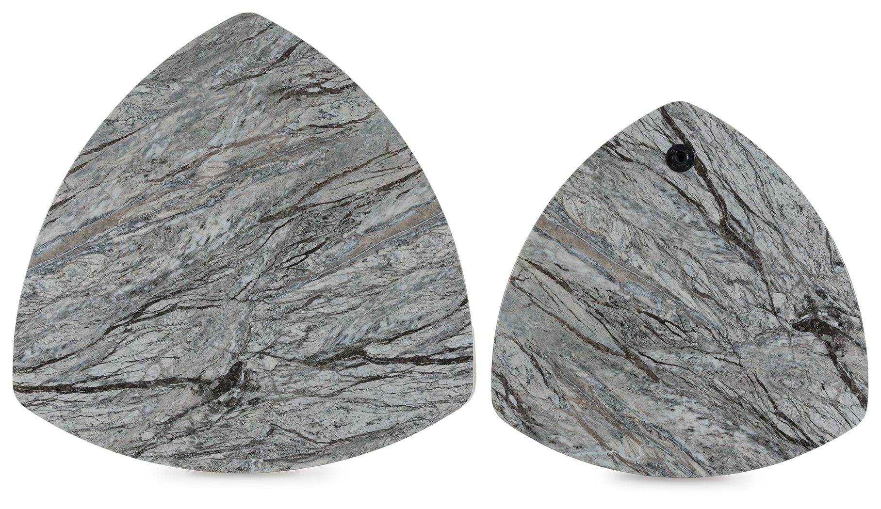 Surmour - Stacked Cocktail Table - Gray / Brown