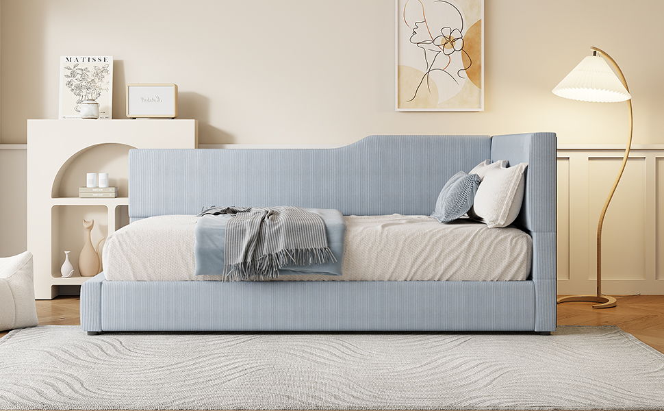 L Shaped Upholstered Daybed