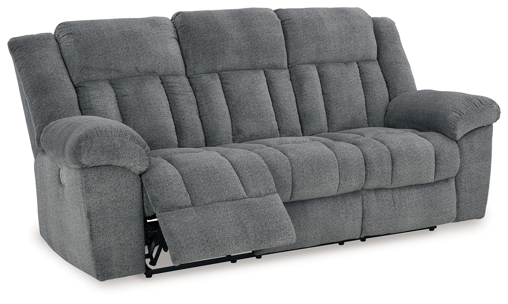 Signature Design by Ashley® Tip-off - Power Reclining Sofa With Adj Headrest | Meri Furniture