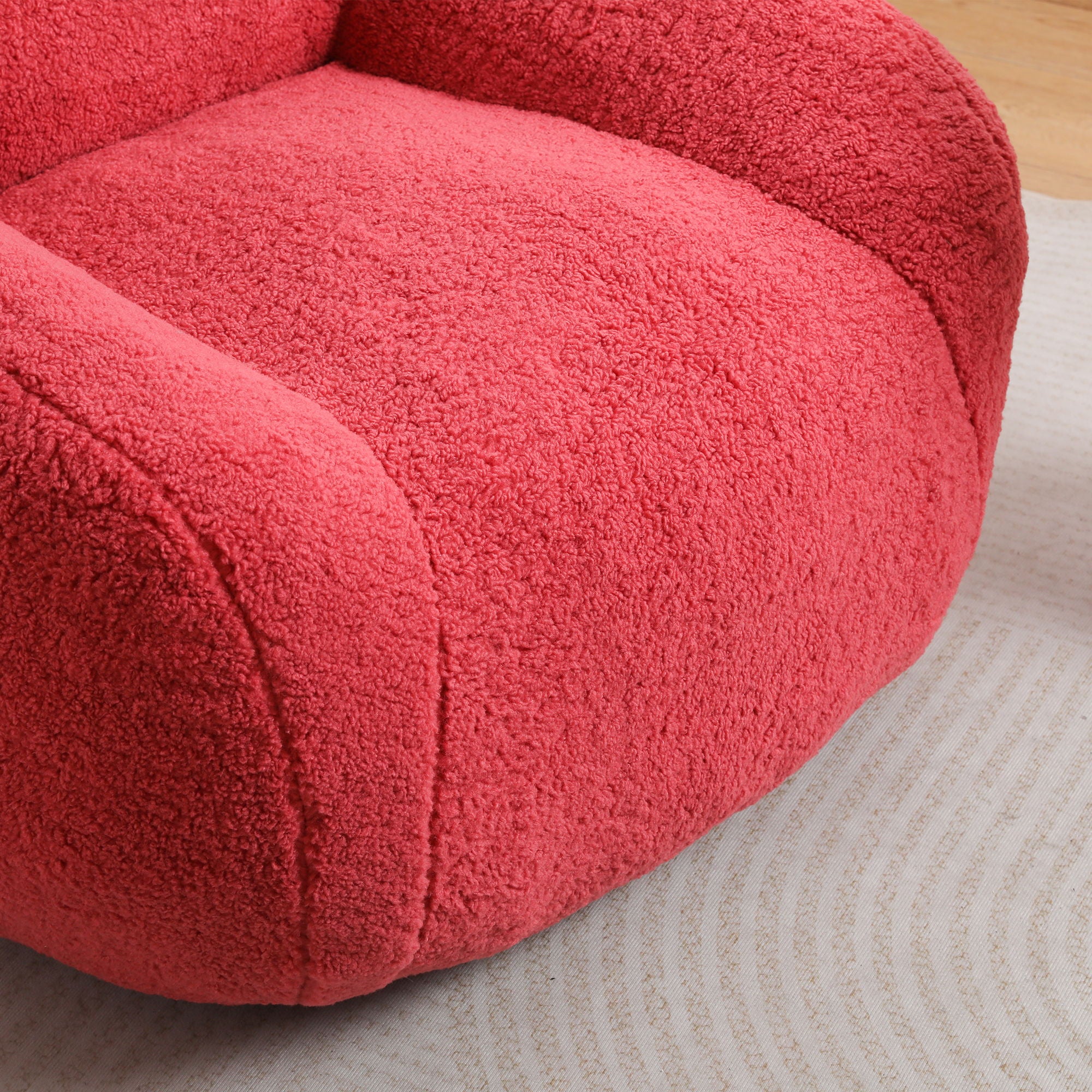 Giant Bean Bag Chair, Spacious Memory Foam With Armrests