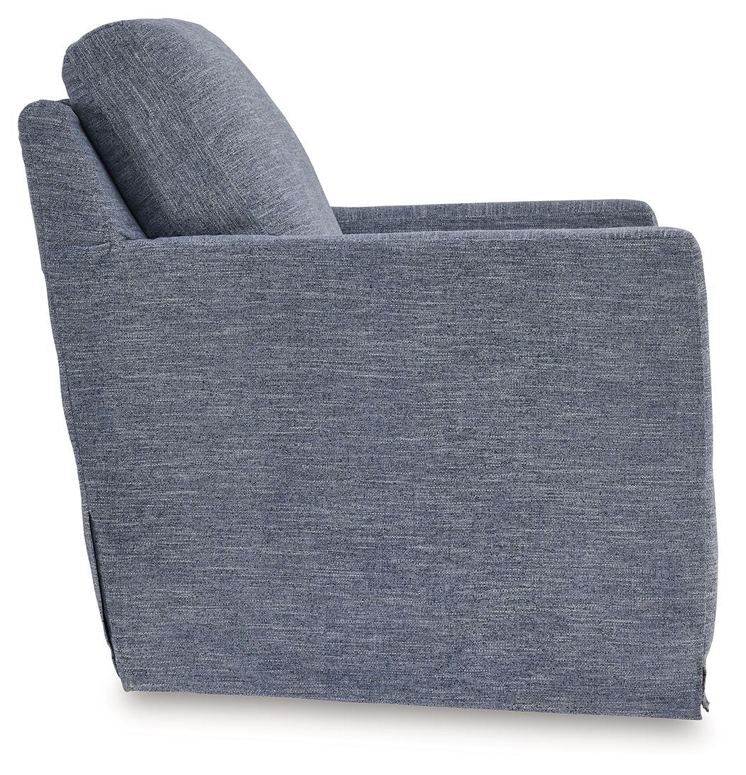 Signature Design by Ashley® Nenana Next-gen Nuvella - Swivel Glider Accent Chair | Meri Furniture