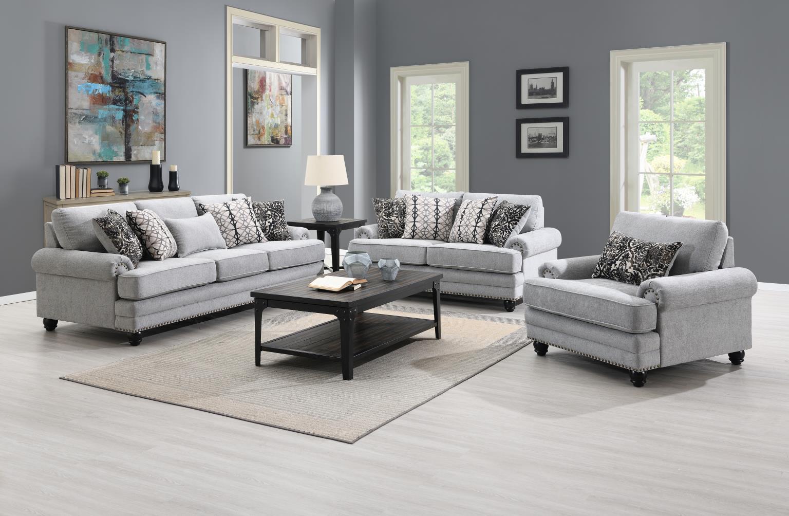 U237 - Loveseat - Gray