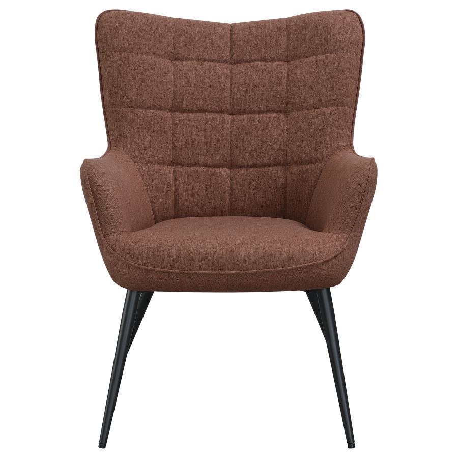 Coaster Fine Furniture Isla - Upholstered Flared Arm Tufted Accent Chair | Meri Furniture