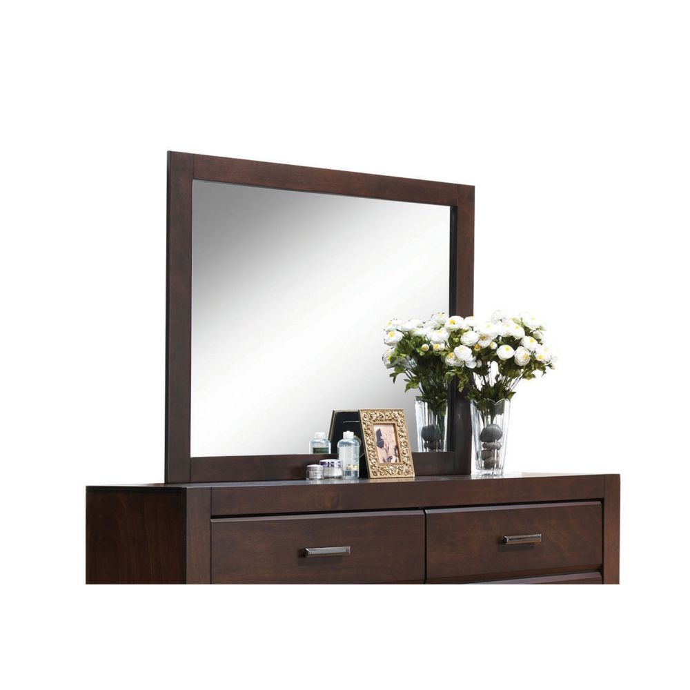 ACME Oberreit - Mirror - Walnut | Meri Furniture