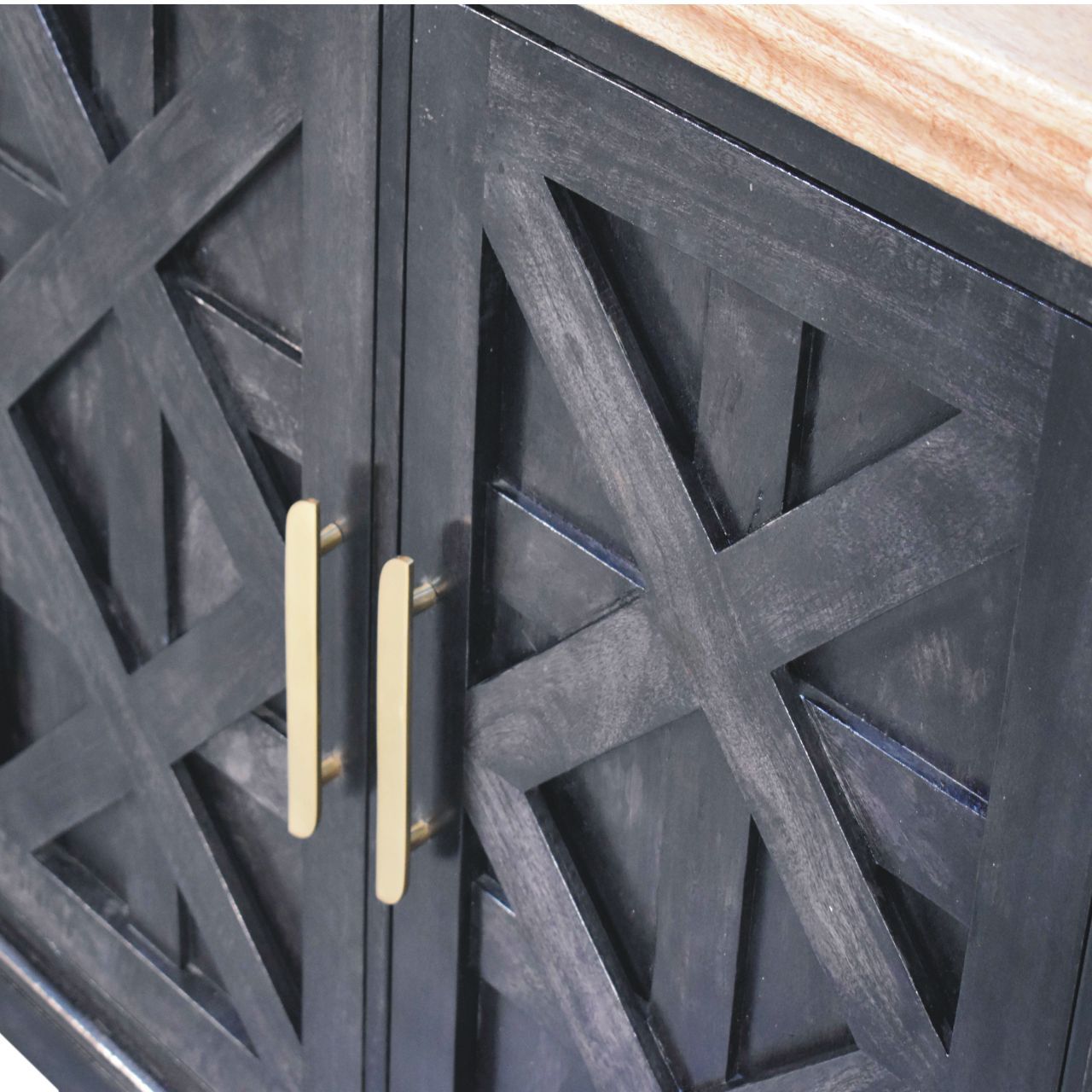 Regal - Rustic Sideboard - Black