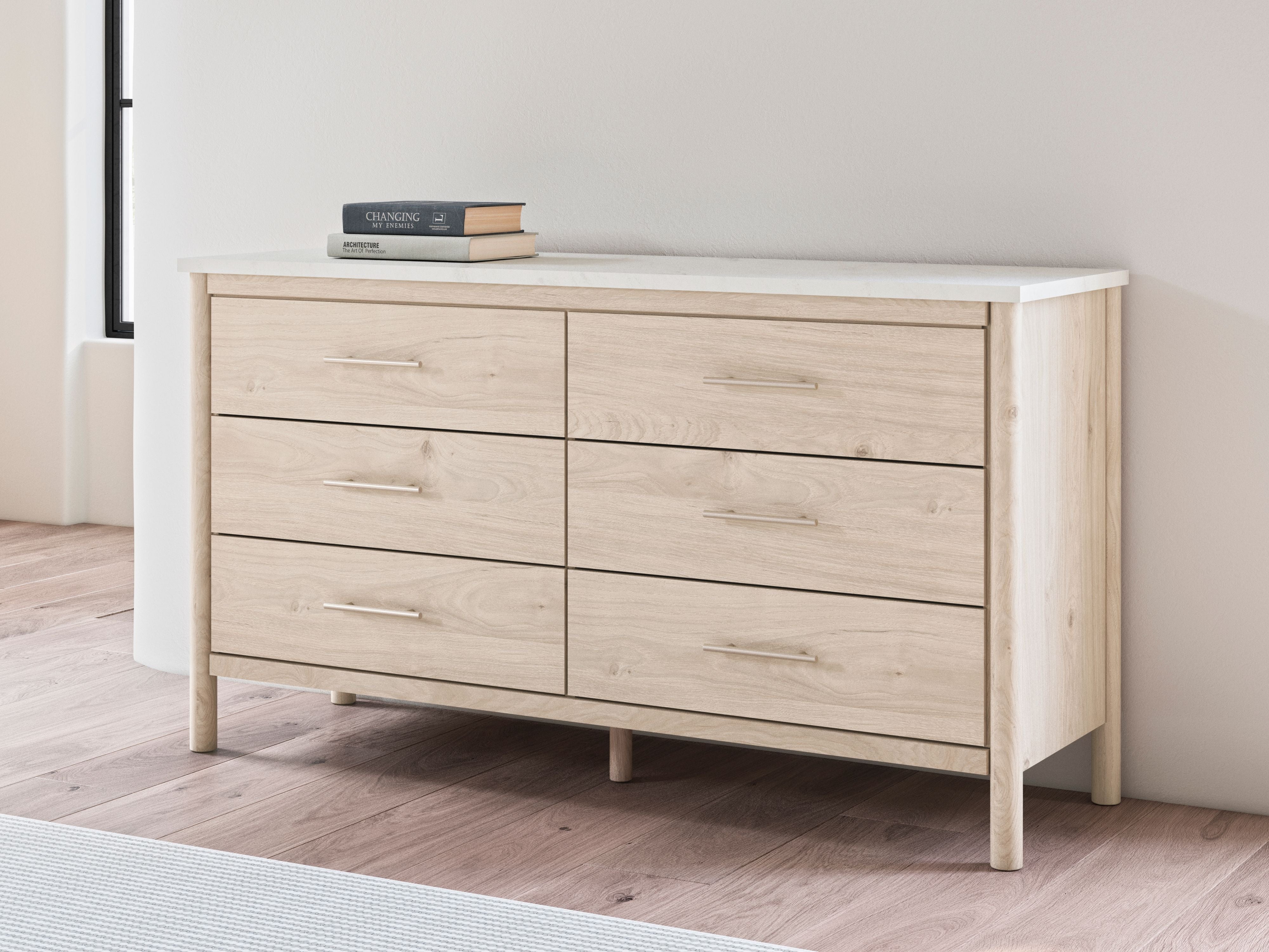 Signature Design by Ashley® Cadmori - Six Drawer Dresser | Meri Furniture