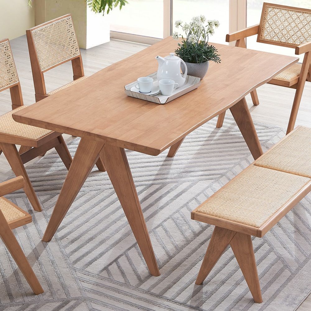 ACME Velentina - Dining Table - Natural | Meri Furniture