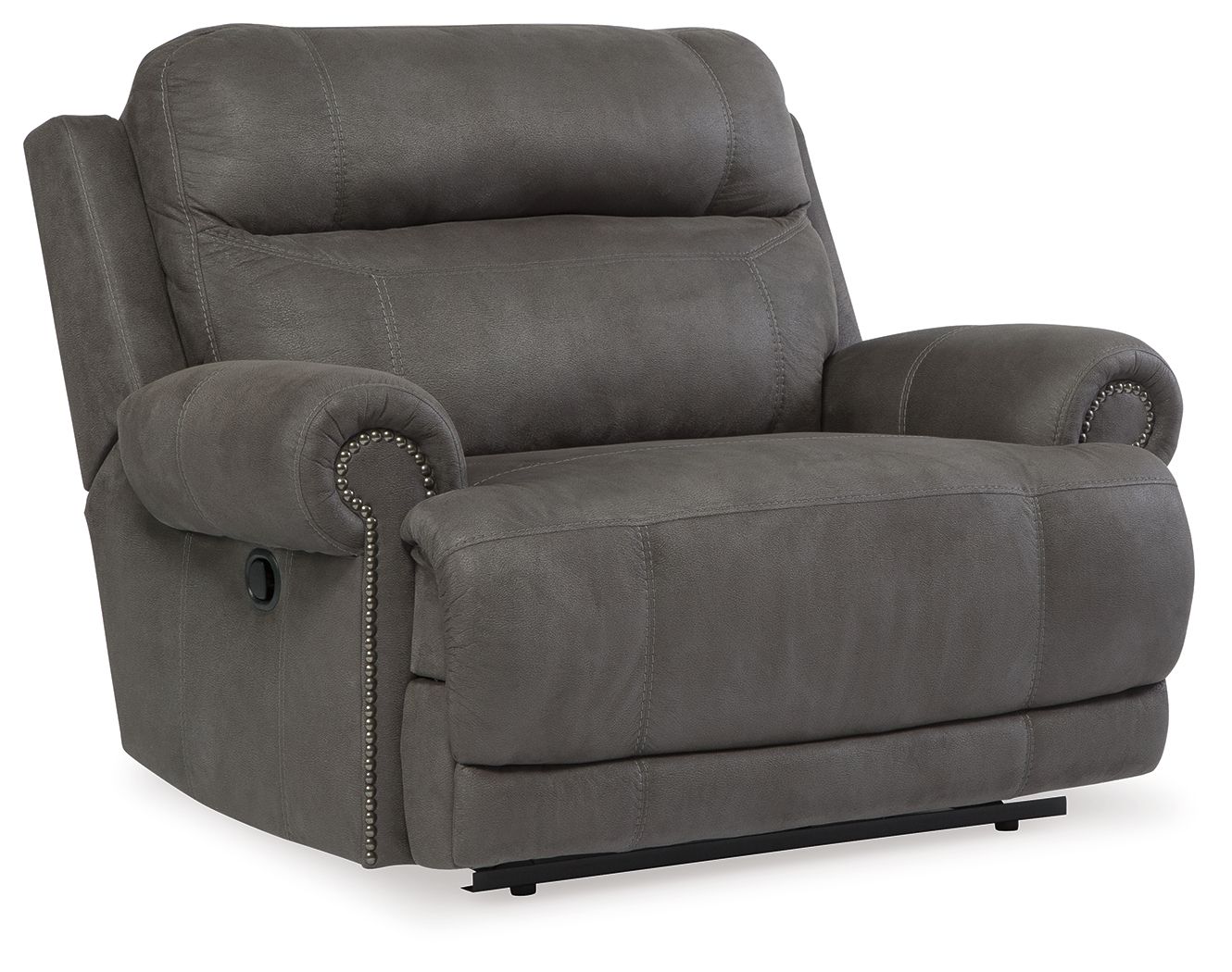 Ashley Furniture Austere - Gray - Zero Wall Recliner | Meri Furniture
