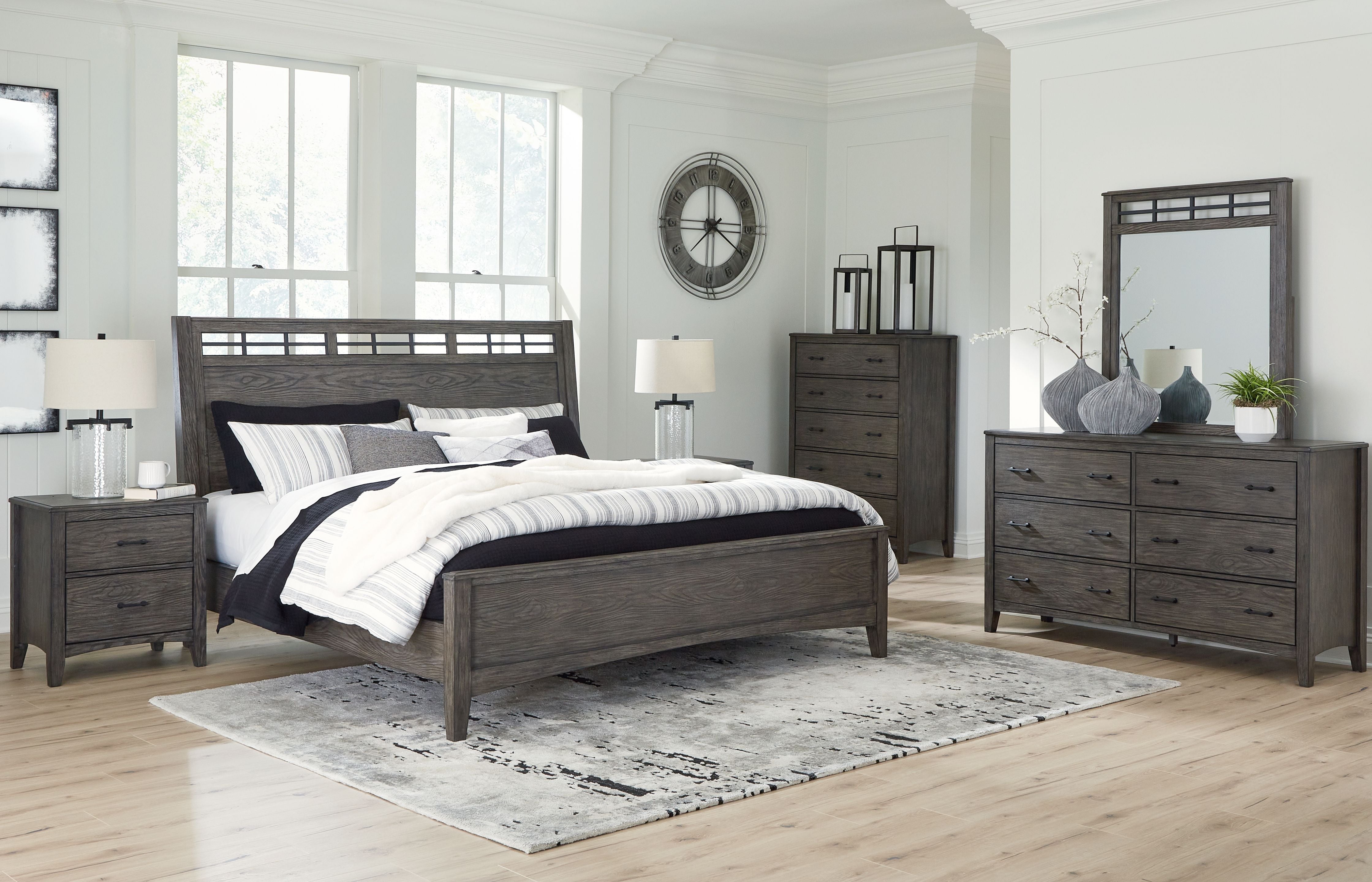 Signature Design by Ashley® Montillan - Panel Bedroom Set | Meri Furniture