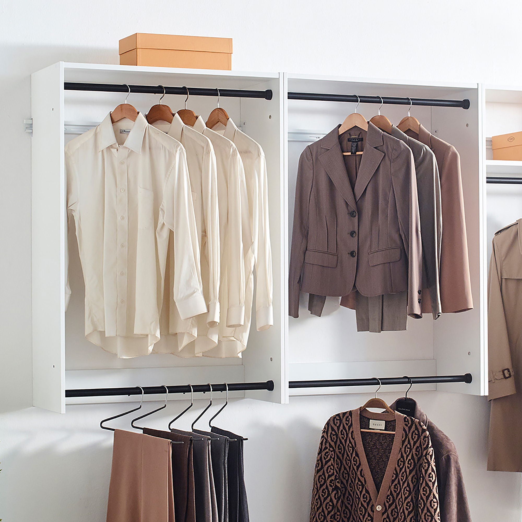 Devi - Wall Mounted Closet System & Modular Units