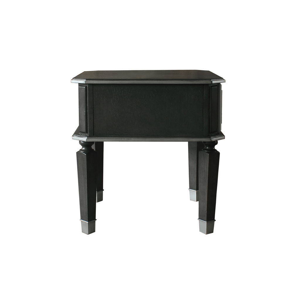 House Beatrice - End Table - Charcoal & Light Gray