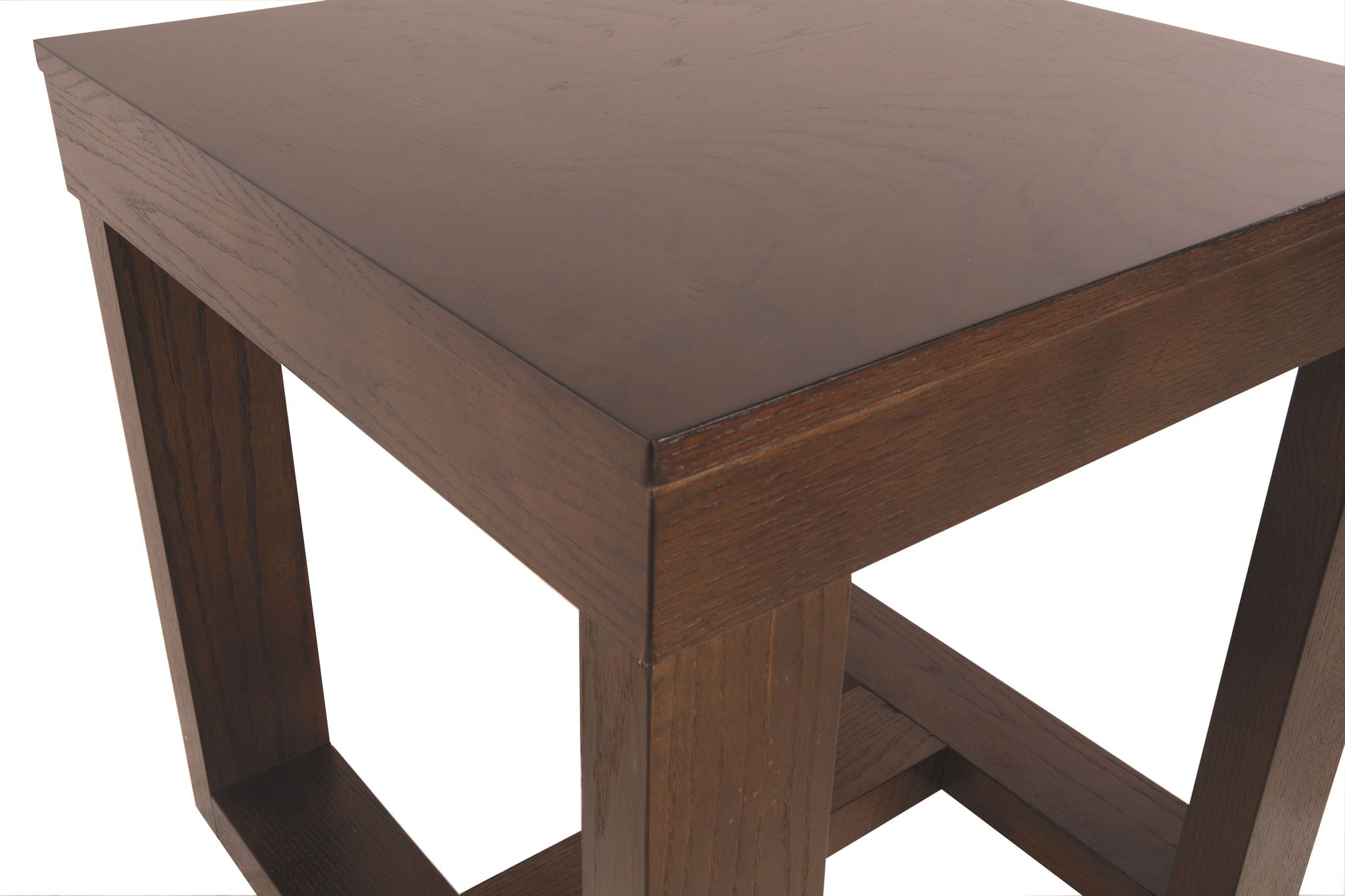Watson - Square End Table - Dark Brown