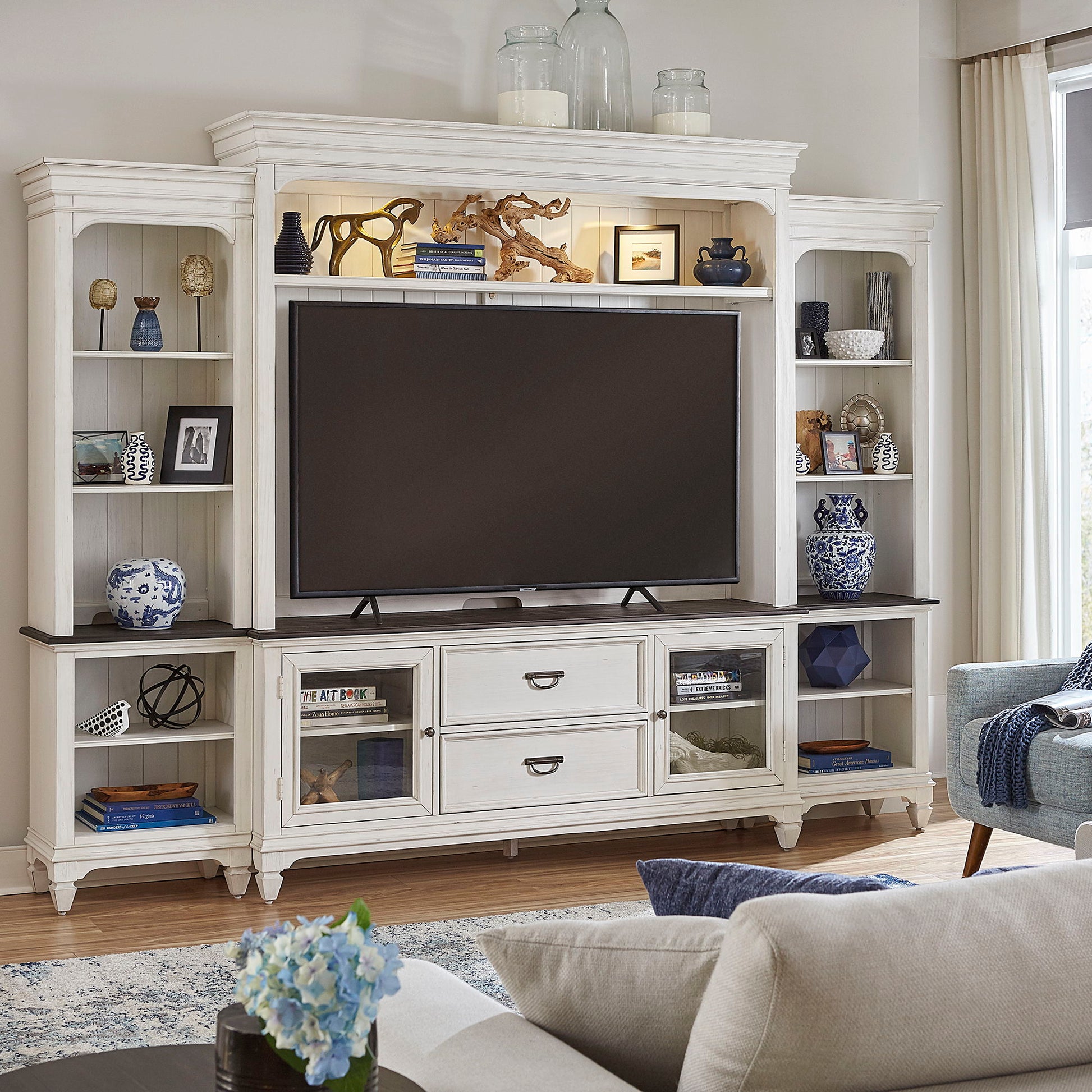 Liberty Furniture Allyson Park - Entertainment Center | Meri Furniture