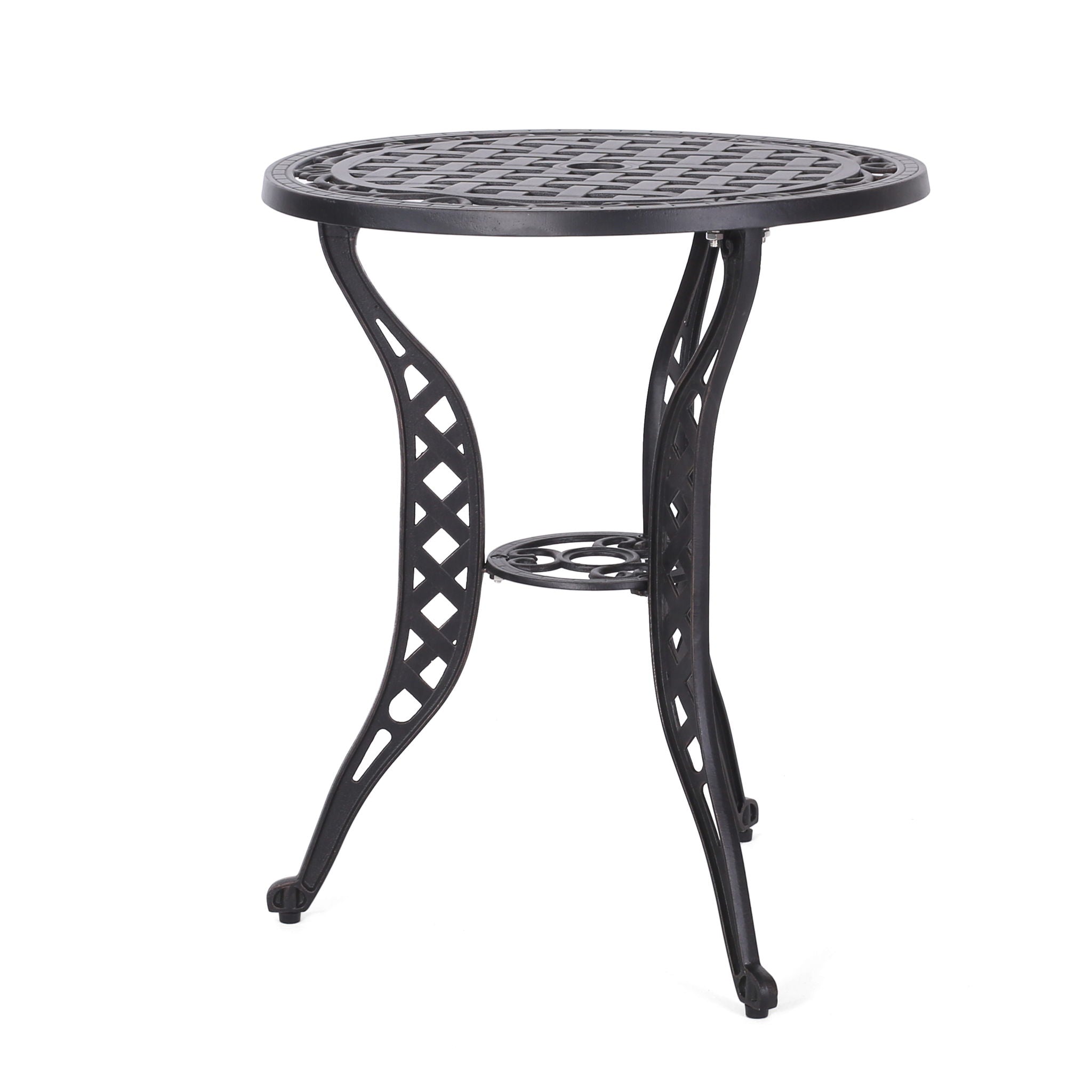 Bono Metal Bistro Set - Black