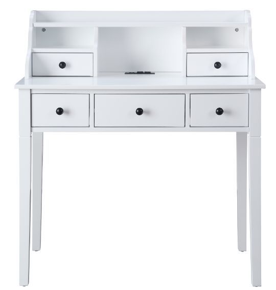 ACME Agia - Desk - White Finish | Meri Furniture