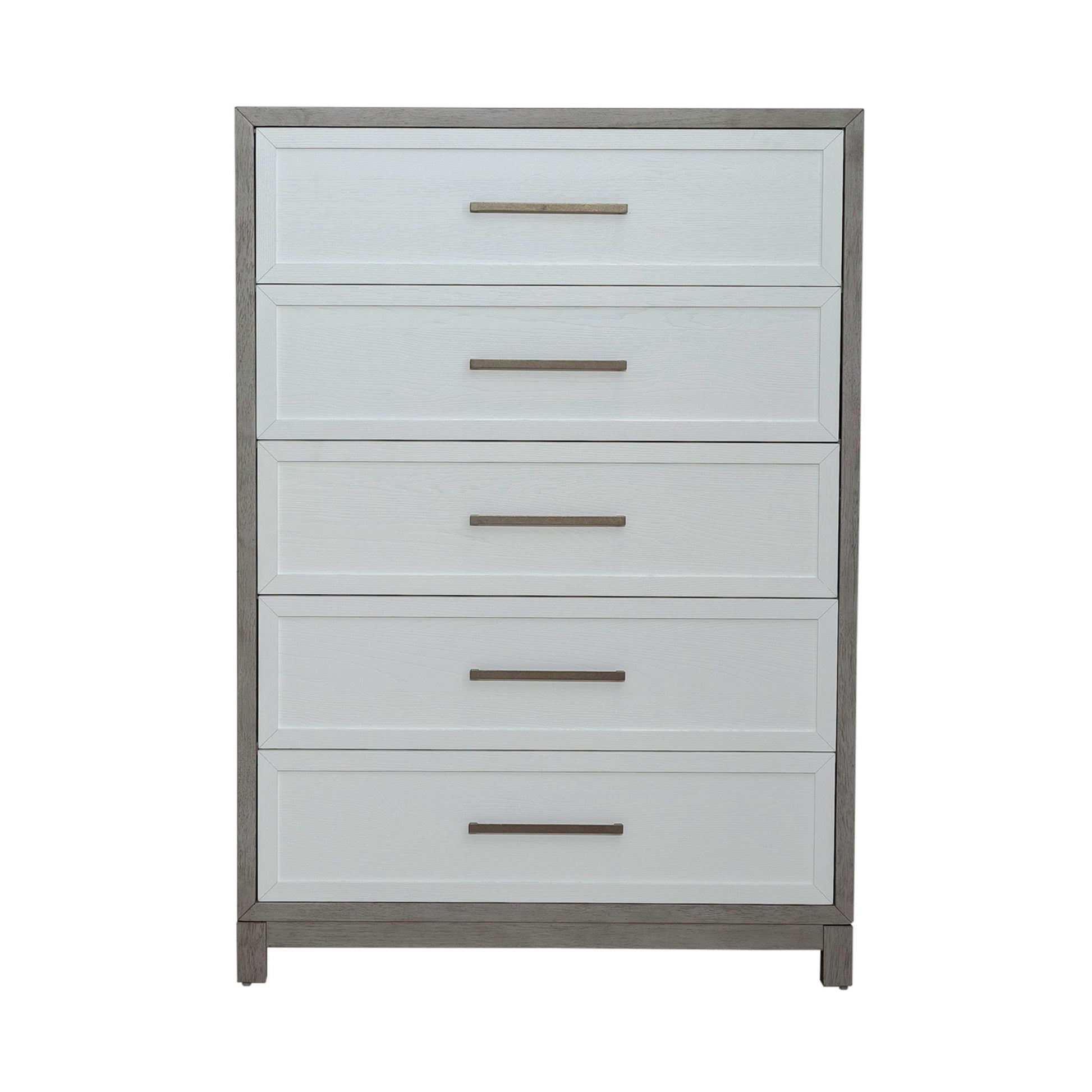 Liberty Furniture Palmetto Heights - 5 Drawer Chest - White | Meri Furniture