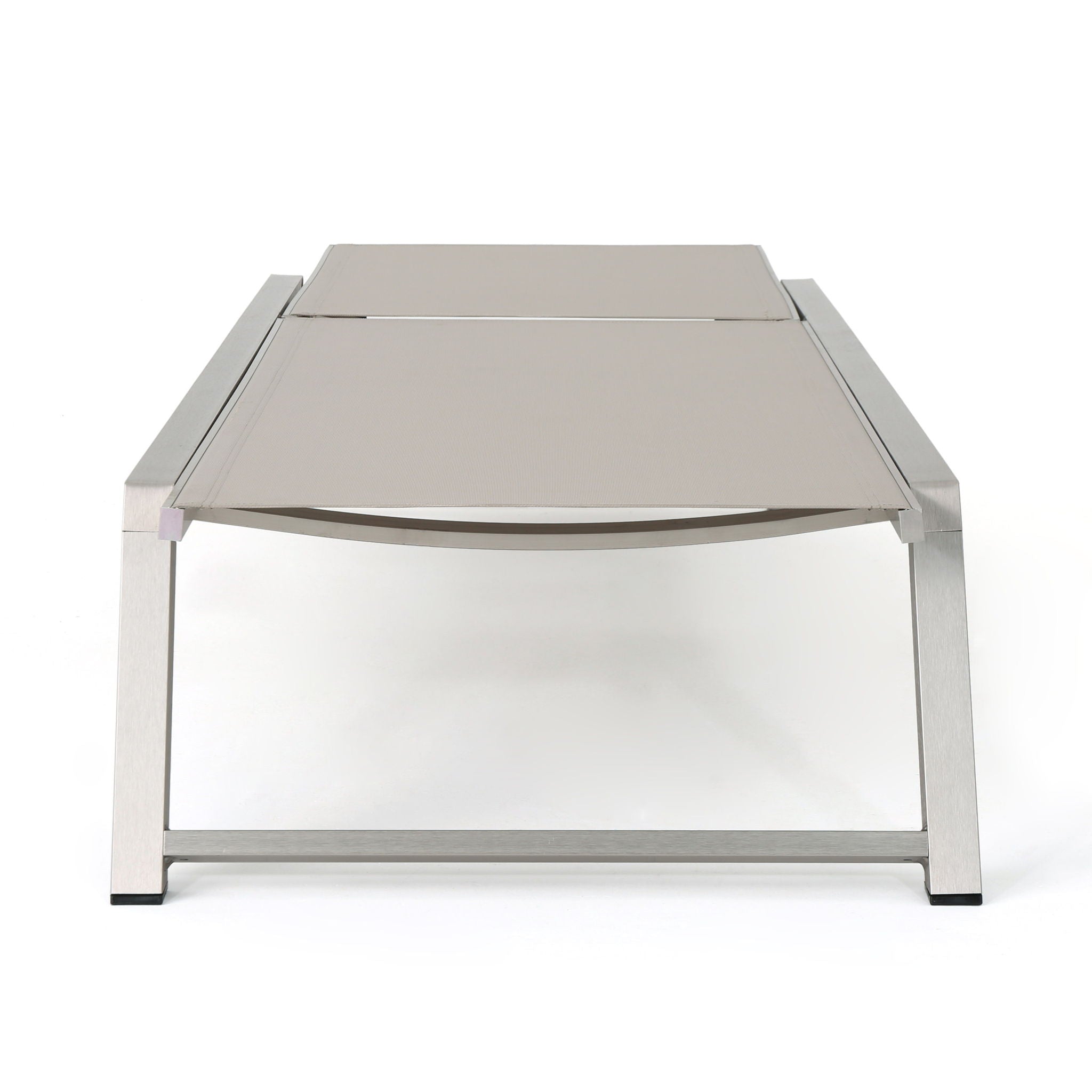 Myers - Modern Chaise Lounge Set With Adjustable Mesh Back