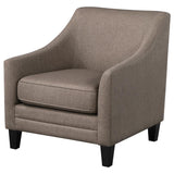 Liam - Upholstered Sloped Arm Accent Club Chair