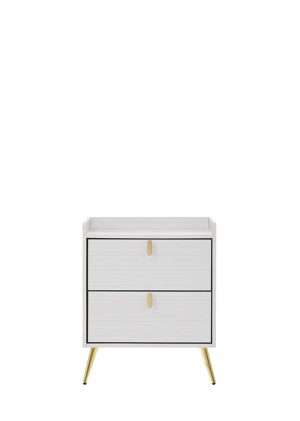 ACME Zeena - Nightstand - White Finish | Meri Furniture